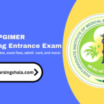 PGIMER BSc Nursing entrance exam